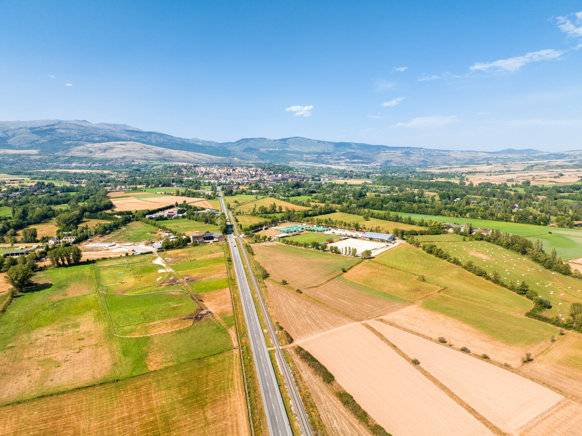 Vista aérea de la Cerdanya